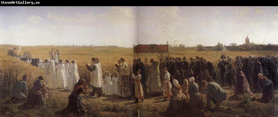 Jules Breton La Benediction des bles en Artois